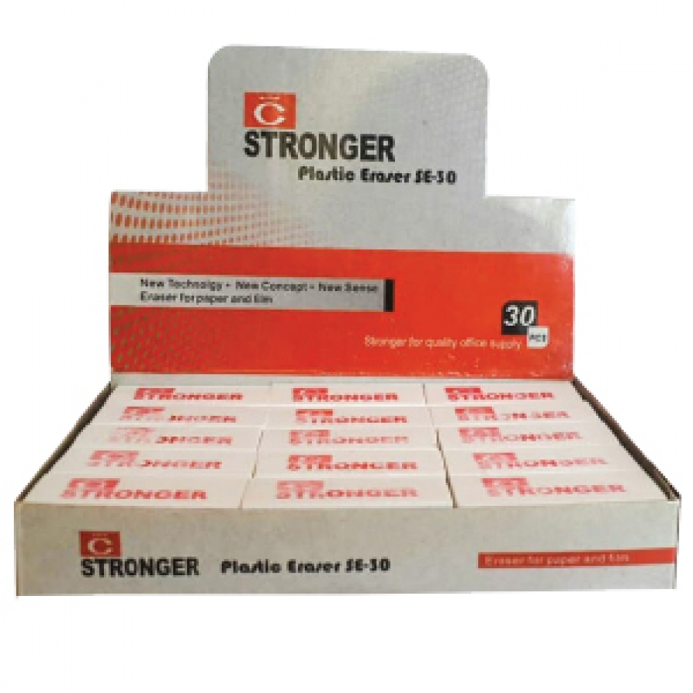 STRONGER PLASTIC ERASER SE30-