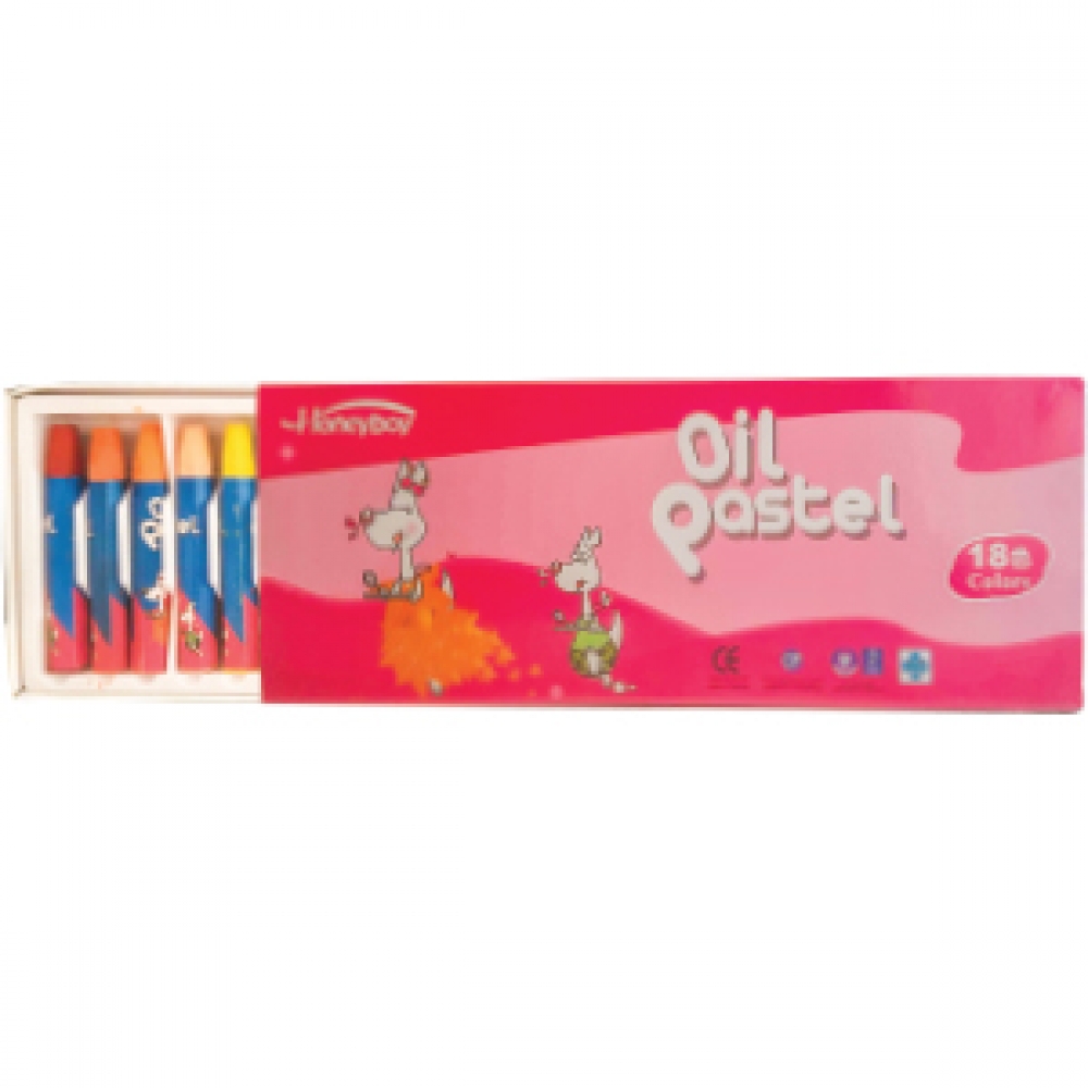 STRONGER HEXAGONAL OIL PASTEL 18 COLORS