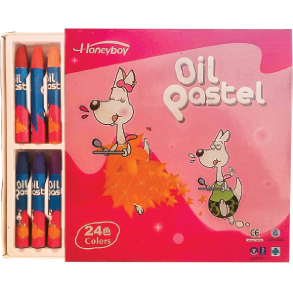 STRONGER HEXAGONAL OIL PASTEL 24 COLORS