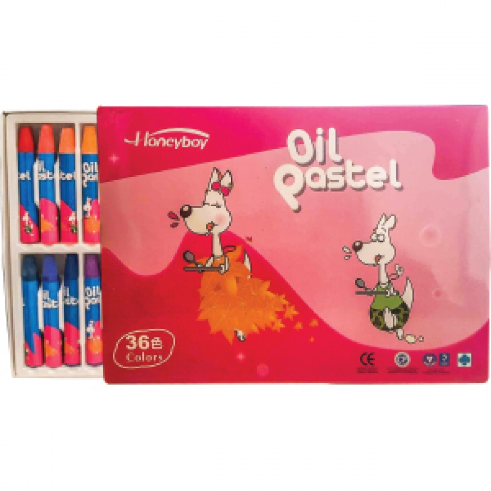 STRONGER HEXAGONAL OIL PASTEL 36 COLORS