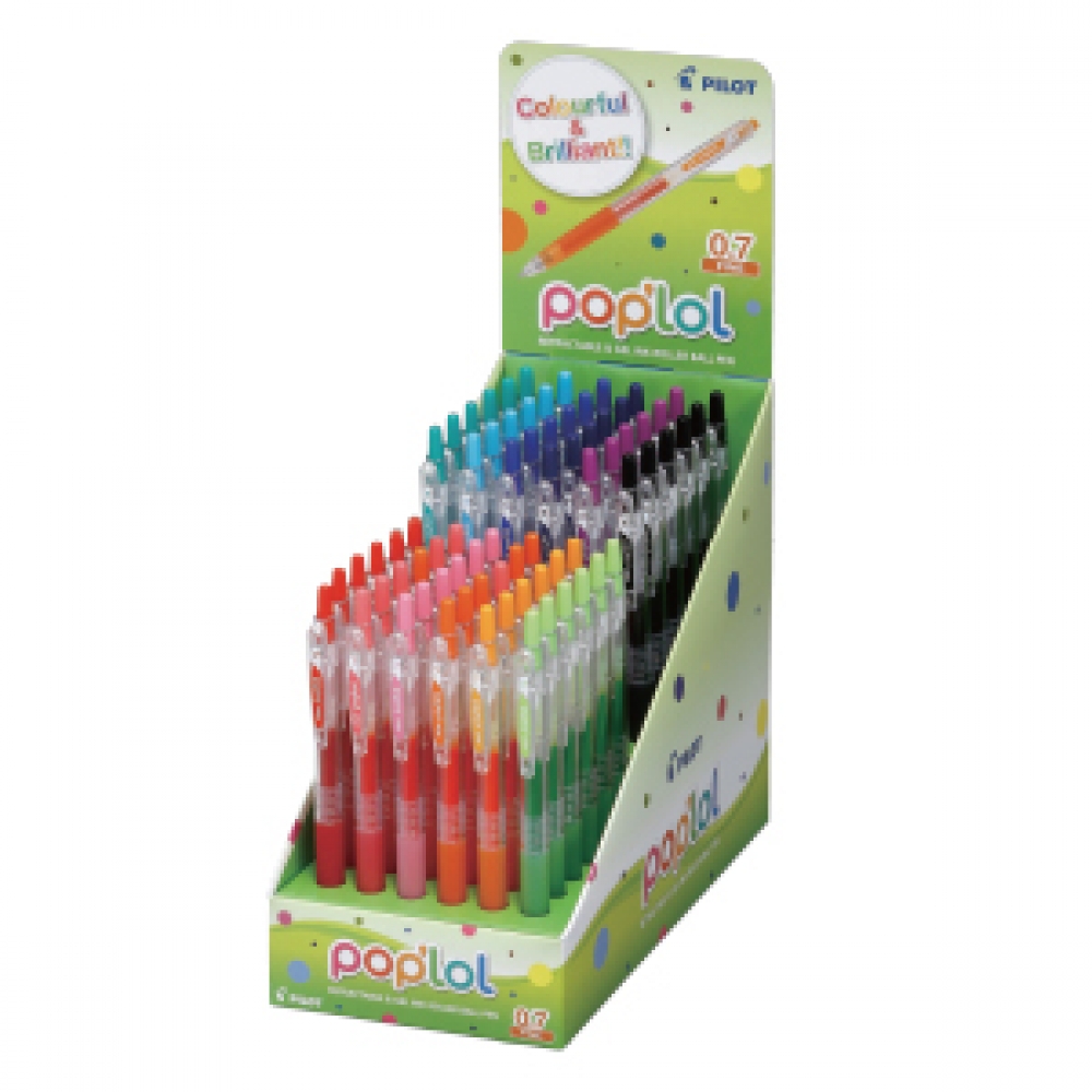 PILOT POP LOL GEL INK ROLLER BALL PEN STAND 0.5 - 0.7