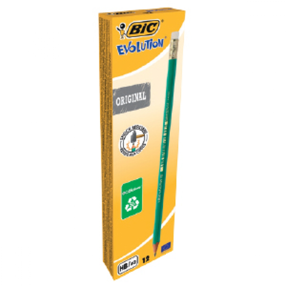 BIC PENCIL GRAPHITE WITH ERASER HB